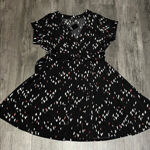 Torrid Black and White Patterned Womens Dress Size 2
